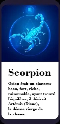 le signe zodiacal du Scorpion